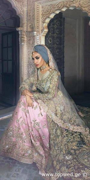 აღმოსავლეთი - როგორი საქორწინო კაბებით იმოსებიან პატარძლები, მუსლიმურ სამყაროში